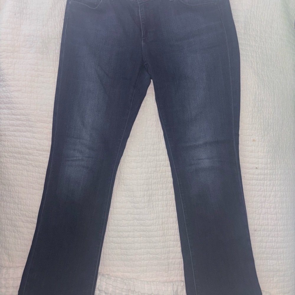 Ag Adriano Goldschmied Blue Straight Leg Jeans